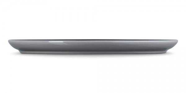 Le Creuset Speiseteller Coupe Steinzeug Flint Grau 27cm