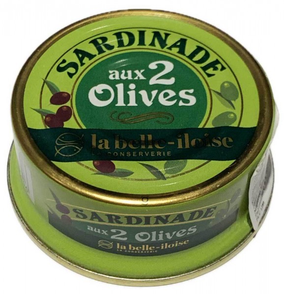 la belle-iloise Sardinenpaste Sardinade mit Oliven - Dose 60 g