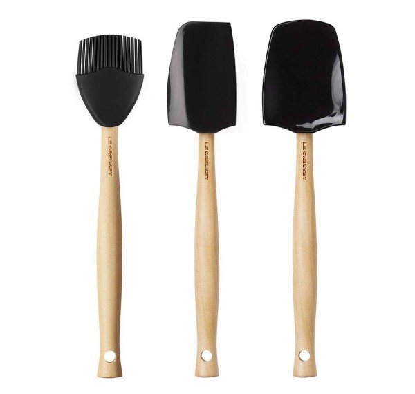 Le Creuset Kochkellen-Set 3-tlg. Craft Schwarz