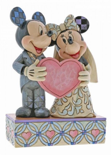 DISNEY Figur Mickey & Minnie Hochzeit Two Souls, One Heart by Jim Shore