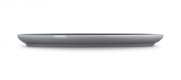 Le Creuset Frühstücksteller Coupe Steinzeug Flint Grau 22cm