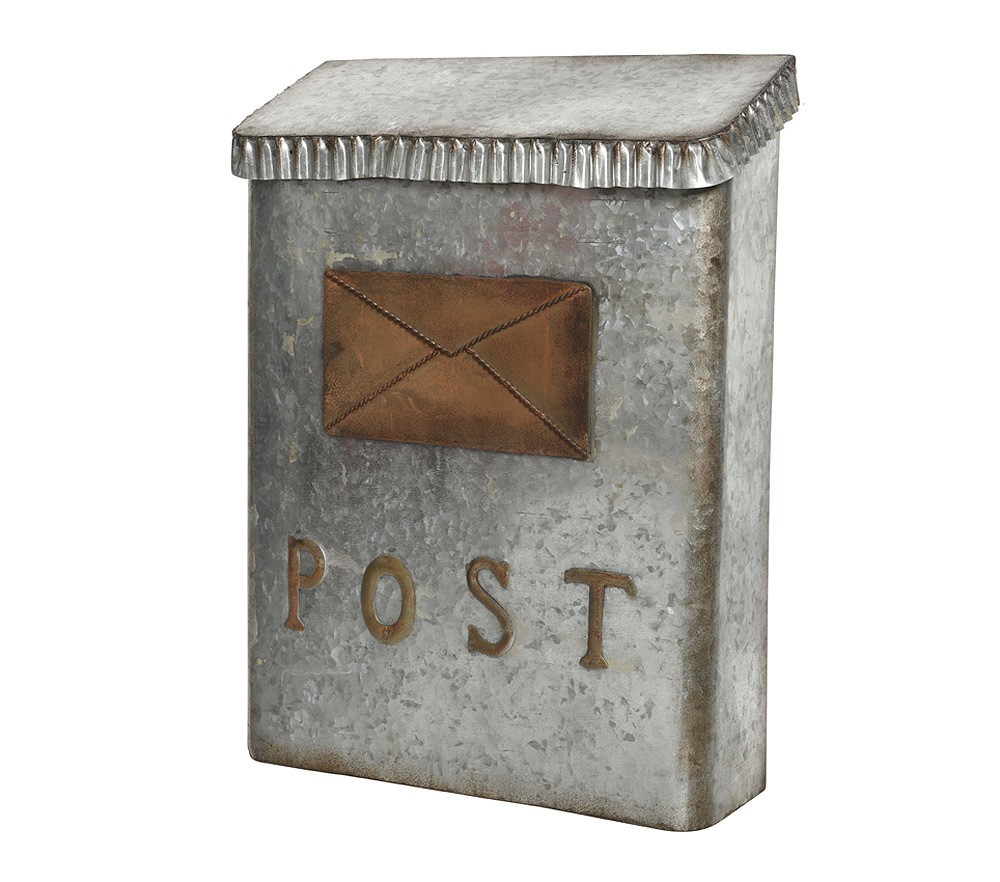 Briefkasten POST Zink Nostalgie Antik-Stil Postkasten Shabby Vintage Style