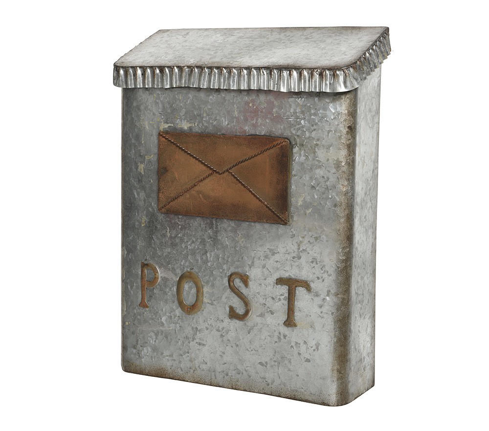 Briefkasten POST Zink Nostalgie Antik-Stil Postkasten Shabby Vintage Style Briefkasten POST Zink Nostalgie Antik-Stil Postkasten Shabby Vintage Style