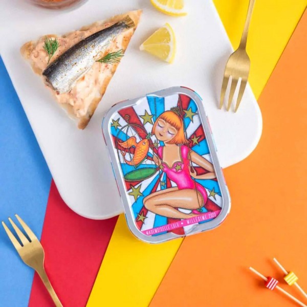 La Perle des Dieux Jahrgangssardinen Lulu 2023 in Olivenöl - Dose 115 g