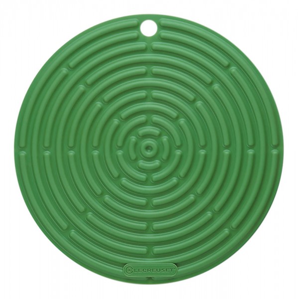 Le Creuset Topflappen Rund Silikon Bamboo Green