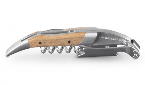 Le Creuset Premium Kellnermesser Sommeliermesser Holz Eiche