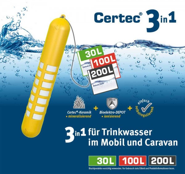 Lilie Certec 3in1 Frischwasserschutz bis 100 Liter