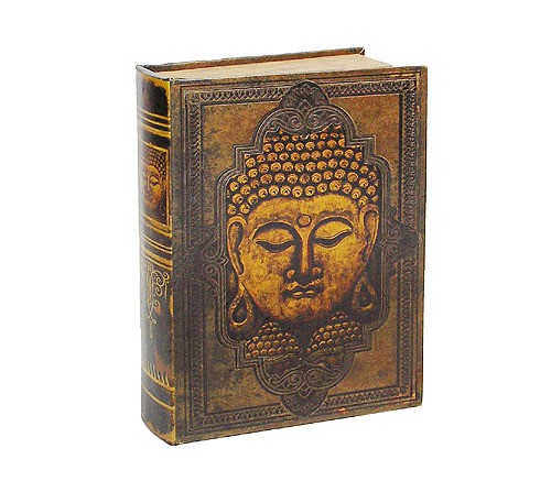 Hohles Buch mit Geheimfach Buddha Buchversteck Antik-Stil