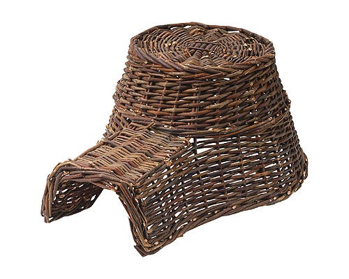 Igelkorb Unterschlupf für Igel Igelhaus Igelbau Weidekorb