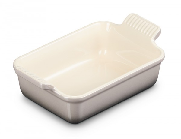 Le Creuset Auflaufform Tradition Steinzeug Flint Grau
