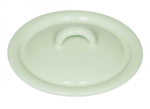 Riess Deckel Emaille Pastell Nilgrün 11cm