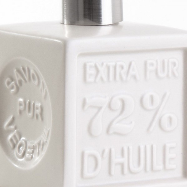 Seifenspender Savon de Marseille Keramik Elfenbein