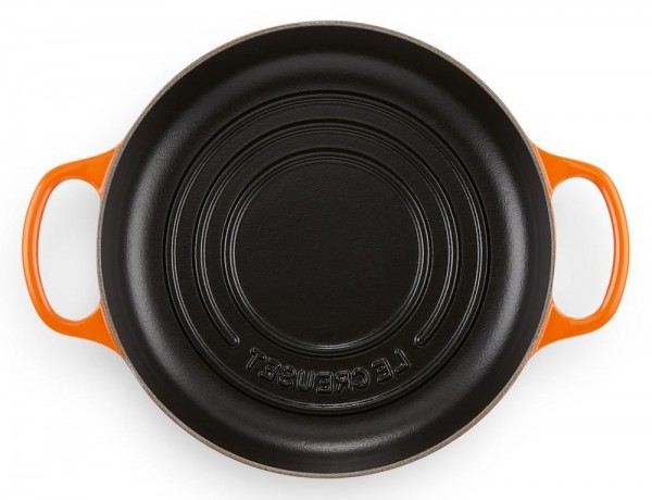 Le Creuset Brotbräter Rund Gusseisen Ofenrot 24cm