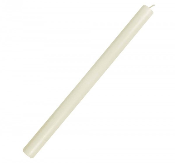 Stabkerze Elfenbein Weiß Durchgefärbt 29 cm Lang Tropffrei Premium