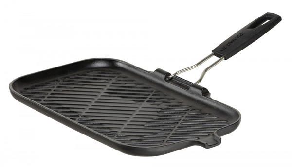 Le Creuset Steakgrillpfanne Rechteckig Gusseisen Schwarz 36cm