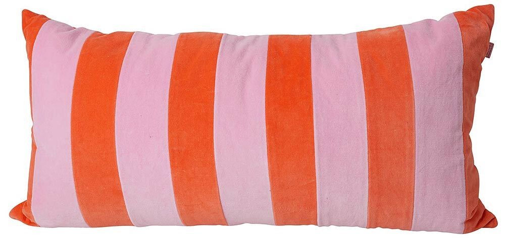 Rice Kissen Multi Streifen Orange Pink Dekokissen Gestreift 40x80cm |Kissen |Möbel |Wohnen |ZEITZONE Shop