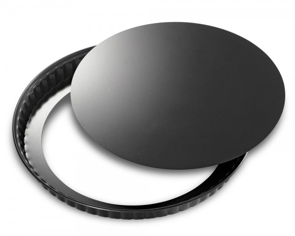 Küchenprofi Quicheform mit Hebeboden Antihaftbeschichtet Schwarz 28cm