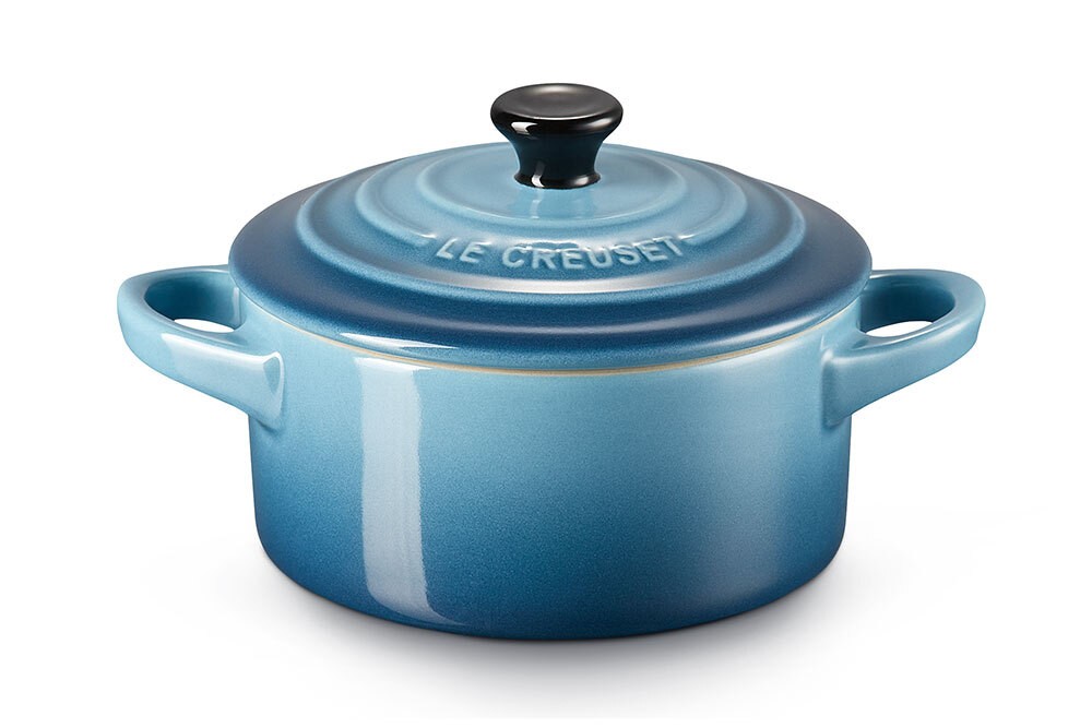 Le Creuset Mini Cocotte Steinzeug Marine Blau 10X5cm Le Creuset Mini Cocotte Steinzeug Marine Blau 10X5cm