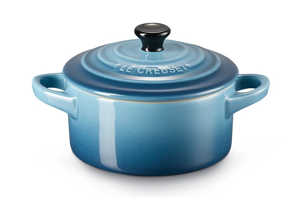 Le Creuset Mini Cocotte Steinzeug Marine Blau 10X5cm