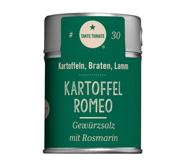 Tante Tomate - Kartoffel-Romeo - Gewürzsalz mit Rosmarin - Gewürzmischung 40g