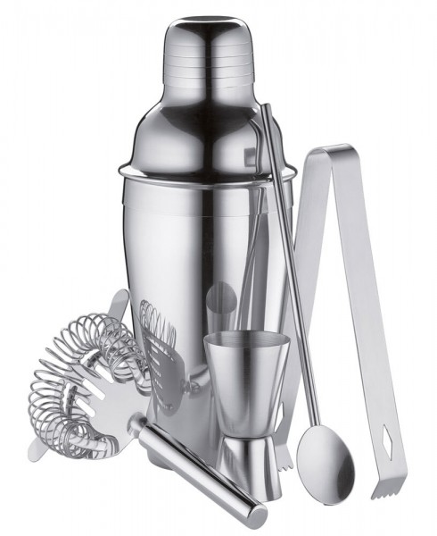 Cilio Bar Set CLASSIC Cocktail Shaker Set 5 tlg.