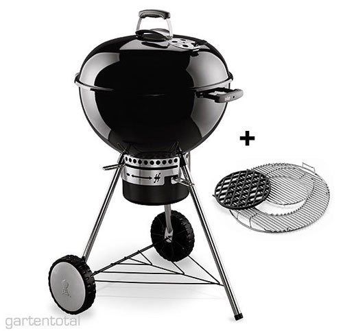 Weber One-Touch Premium Gourmet Grill 57cm schwarz Weber One-Touch Premium Gourmet Grill 57cm schwarz