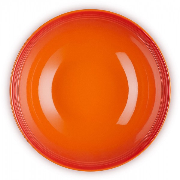 Le Creuset Salatschüssel Steinzeug Ofenrot 24cm
