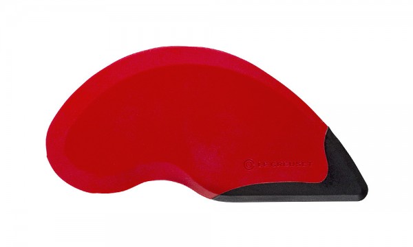 Le Creuset Teigschaber mit Silikon-Einsatz Schwarz/Rot