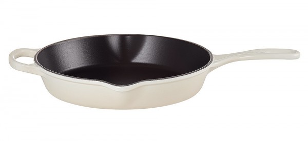 Le Creuset Brat- und Servierpfanne Hoch Gusseisen Meringue 26cm