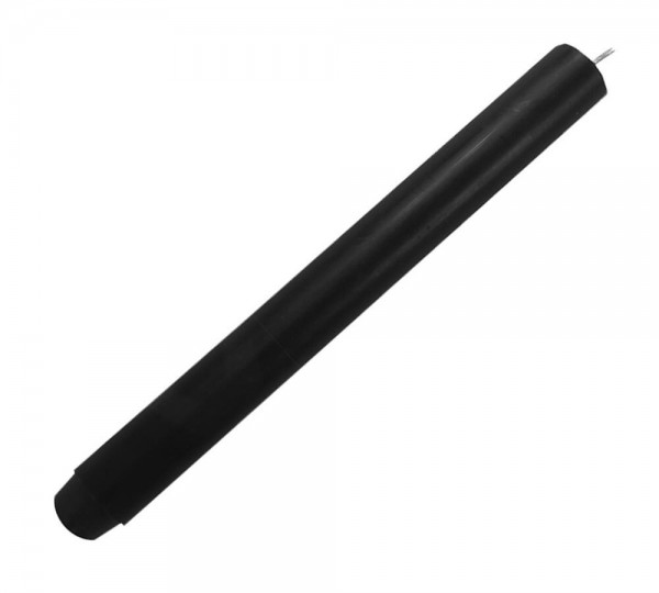 Dicke Stabkerze Durchgefärbt Schwarz 20cm x 2,5cm Tropffrei Premium