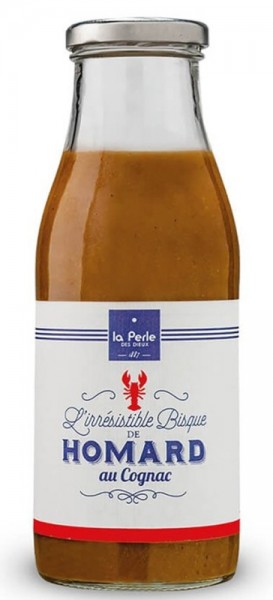 La Perle des Dieux Hummersuppe mit Cognac Bisque de Homard - Glas 470 g