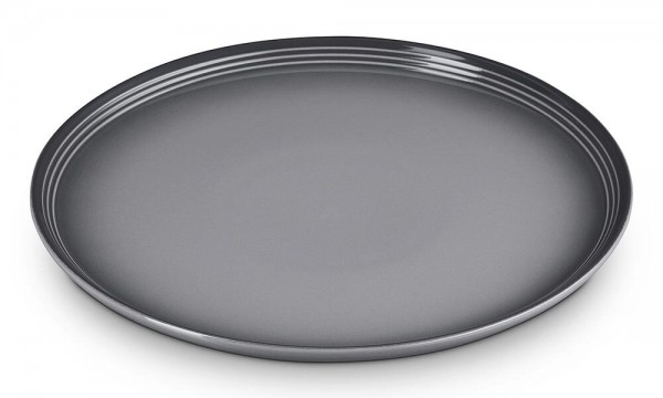 Le Creuset Speiseteller Coupe Steinzeug Flint Grau 27cm