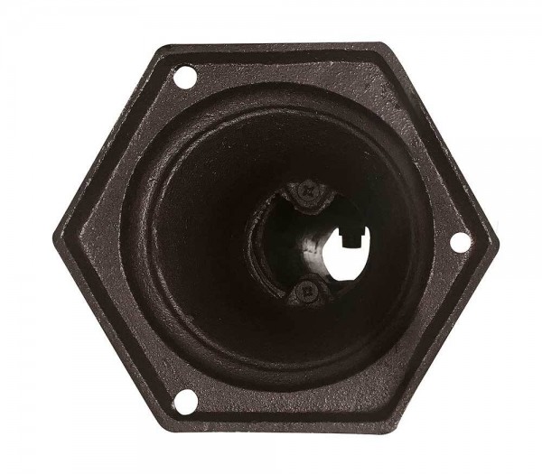 Wasserzapfsäule Wasserzapfstelle für Garten Standbrunnen Antik-Stil Braun 48cm