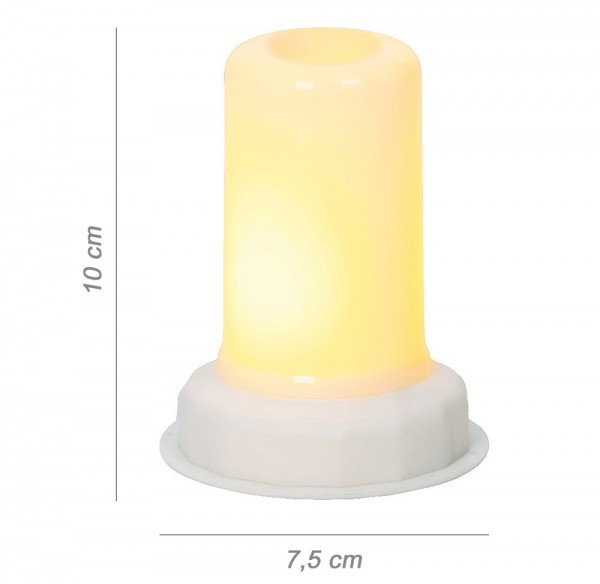 Halloween LED Kürbis Lichter 2 Stück Kürbislicht Batterie Flackernd Warmweiß Indoor