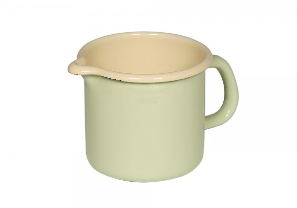 Riess Schnabeltopf Emaille Topf Pastell Nilgrün 10cm