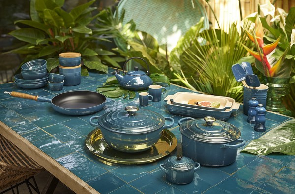 Le Creuset Bräter Signature Oval Gusseisen Deep Teal Petrol 29cm