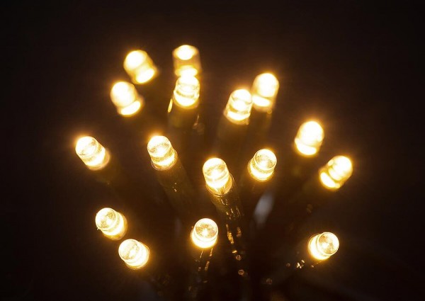 Solar Lichterkette Außen LED Outdoor Wetterfest Warmweiß 8 Modi Garten Balkon