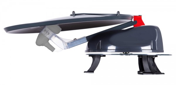 Alden SATLIGHT-TRACK 50 HD SINGLE grau mit S.S.C. Steuermodul
