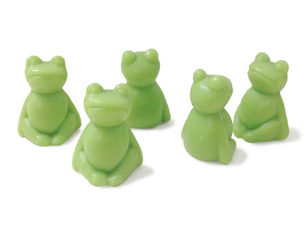5 x Duftseife Tiermotiv Frosch grün Apfel (Grenouille Vert Pomme) a` 25g