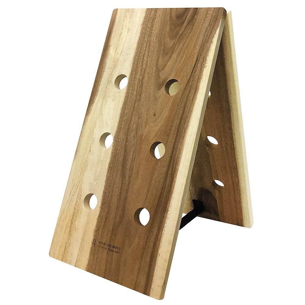 Weinregal Flaschenregal Mangoholz für 12 Flaschen klappbar 48cm Weinregal Flaschenregal Mangoholz für 12 Flaschen klappbar 48cm