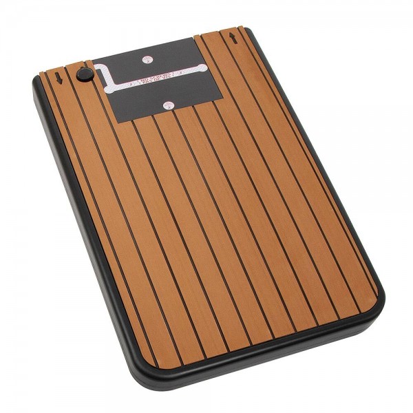 Ubbink Solaris 2 in 1 Bodenplatte Teak für Solar Gartendusche SOLARIS