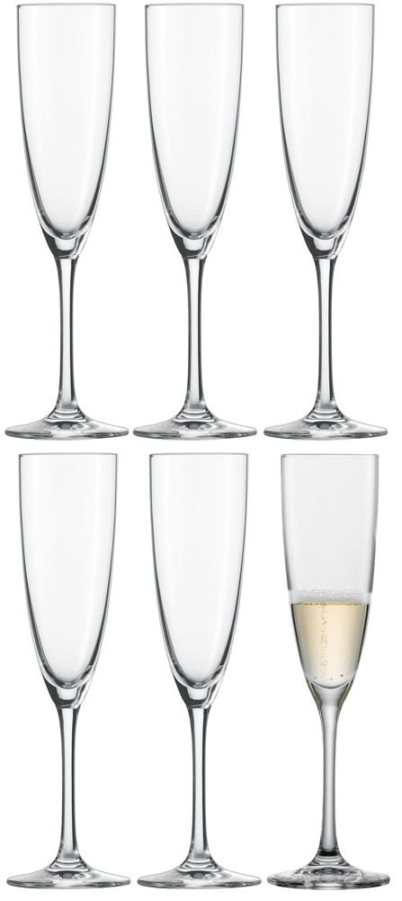 Schott Zwiesel Classico Sektglas mit Moussierpunkt 6er-Set 210ml