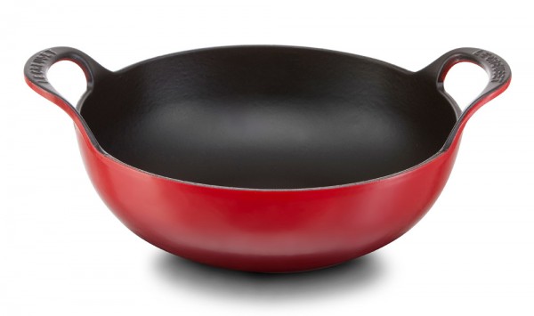 Le Creuset Balti Dish Schmorbräter Gusseisen Kirschrot 24cm