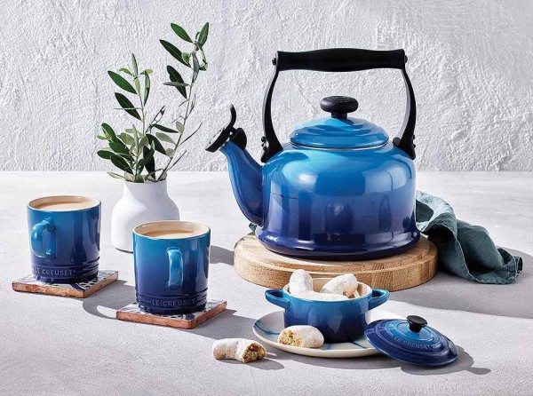 Le Creuset Mini Cocotte Steinzeug Azure Blau 10X5cm