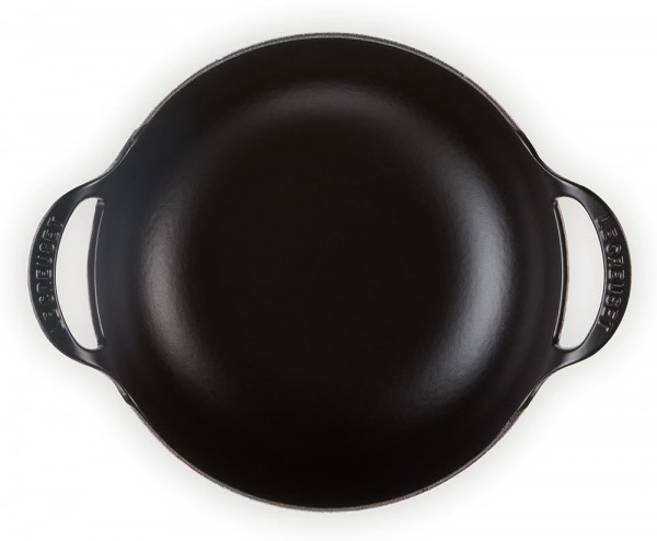 Le Creuset Balti Dish Schmorbräter Gusseisen Meringue 24cm