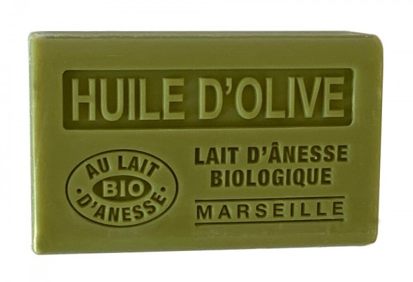 Provence Gästeseife Huile d'Olive (Olivenöl) Bio Eselsmilch Duftseife 60g