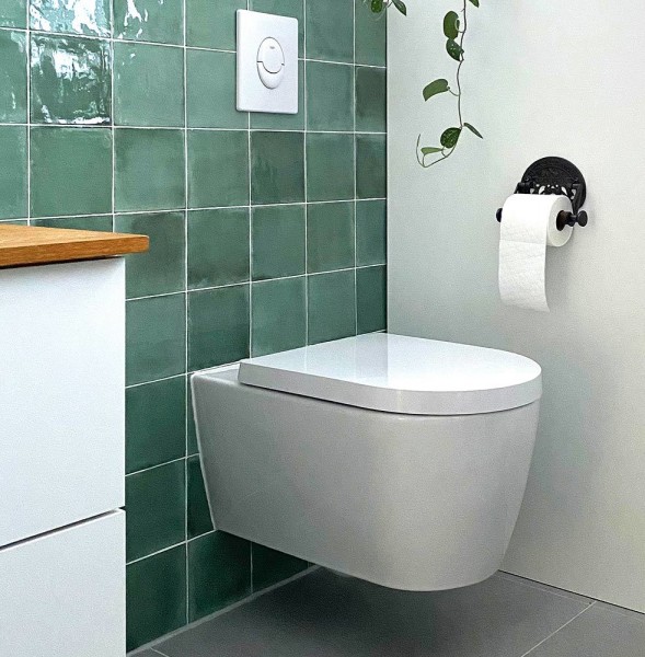 Toilettenpapierhalter London Eisenbahn Nostalgie Gusseisen Vintage Antik-Stil