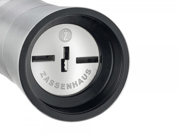 Zassenhaus Muskatmühle Mephisto Keramikmahlwerk Edelstahl Acryl 13cm