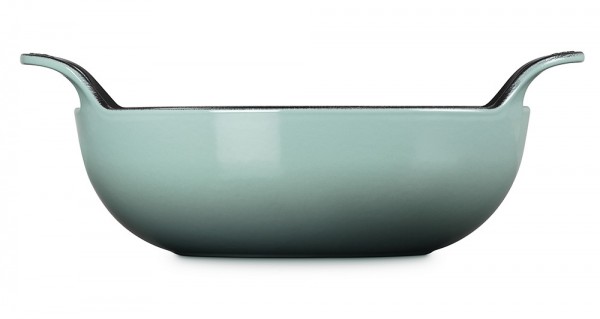 Le Creuset Balti Dish Schmorbräter Gusseisen Sea Salt 24cm