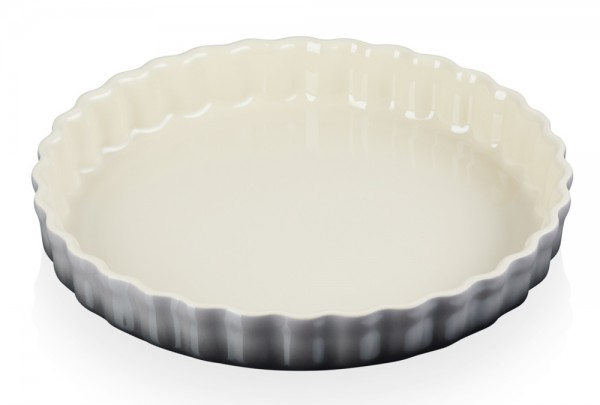 Le Creuset Tarte-Form Steinzeug Flint Grau 28cm